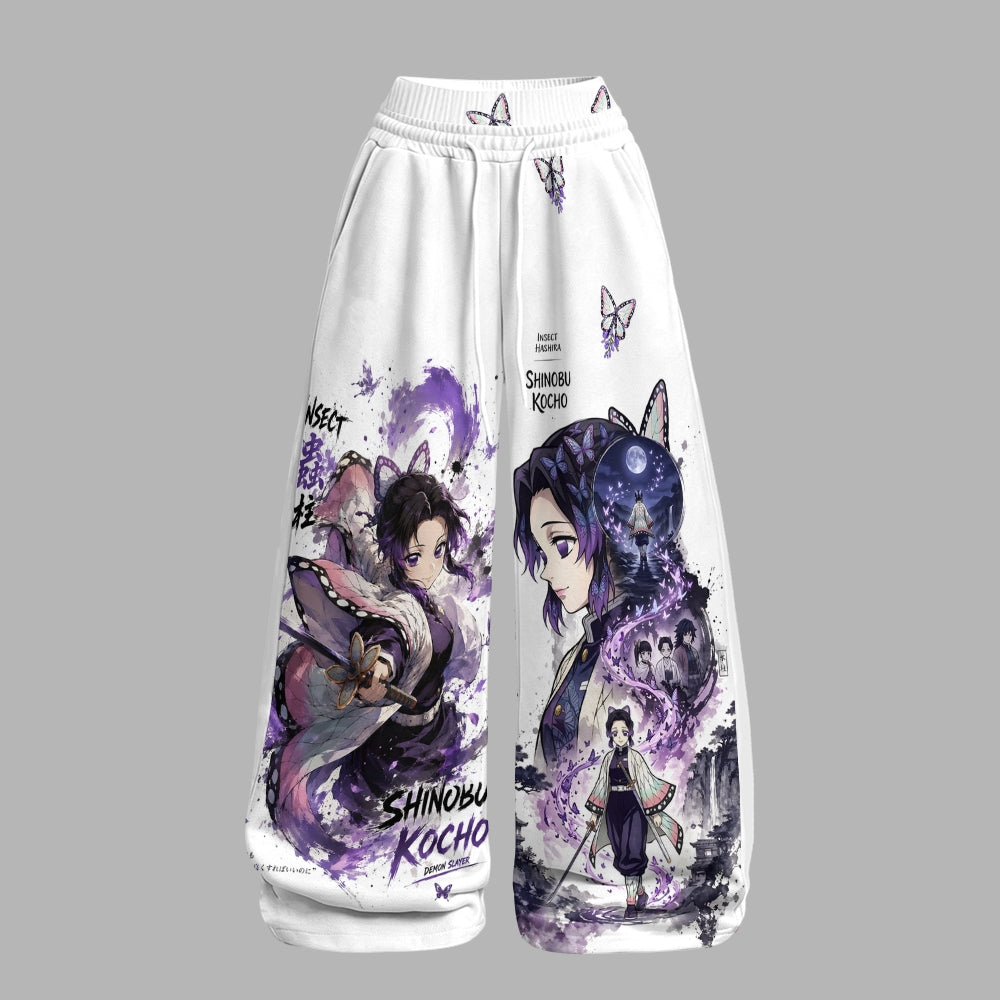 "Demon Slayerx" Long-Sleeved Double-Layer Stretch Pants Set