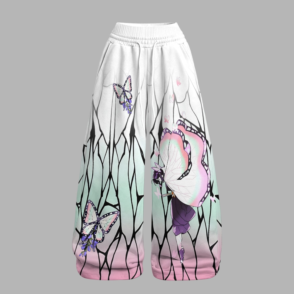 Lo"Demon Slayerx" Long-Sleeved Double-Layer Stretch Pants Set