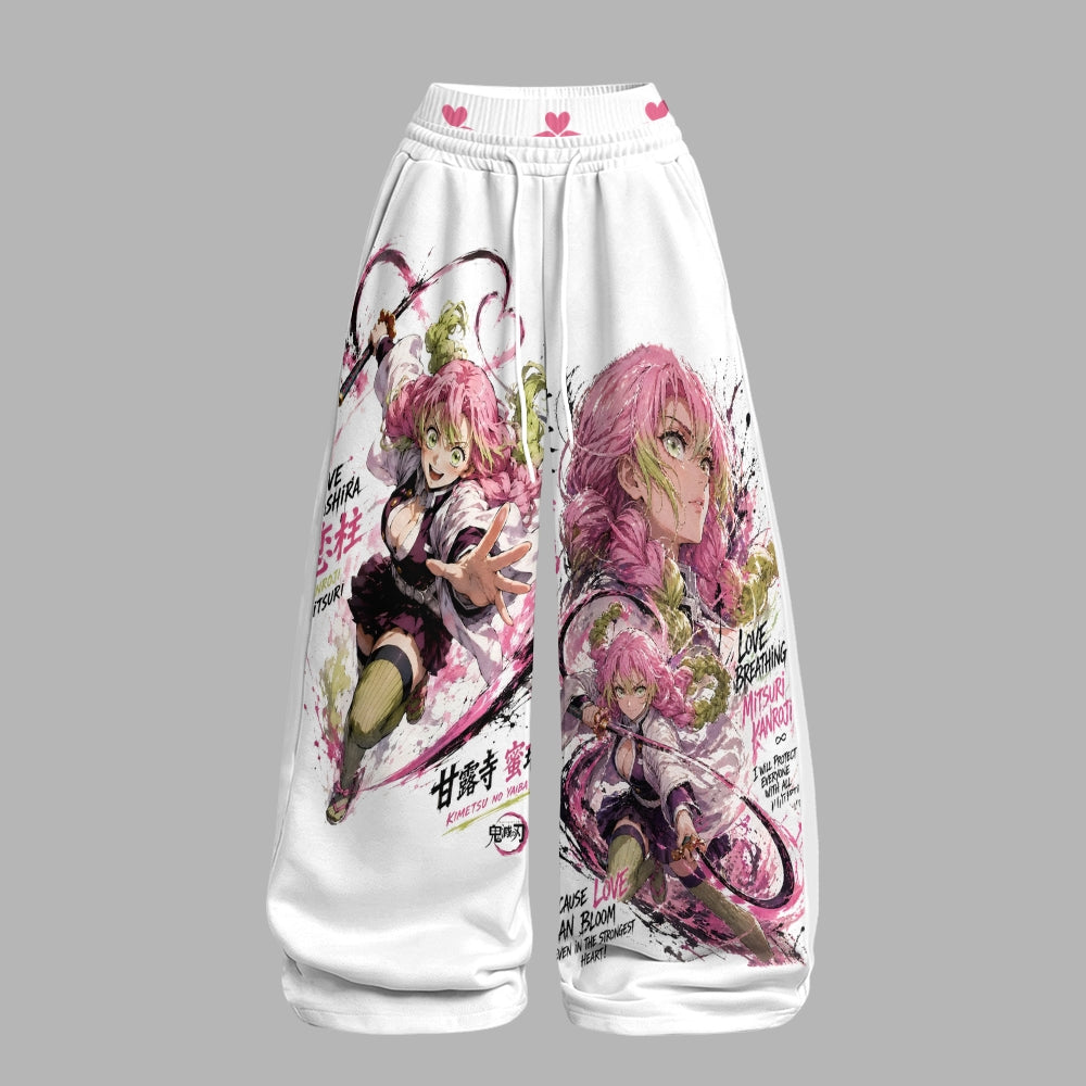 "Demon Slayerx" Long-Sleeved Double-Layer Stretch Pants Set