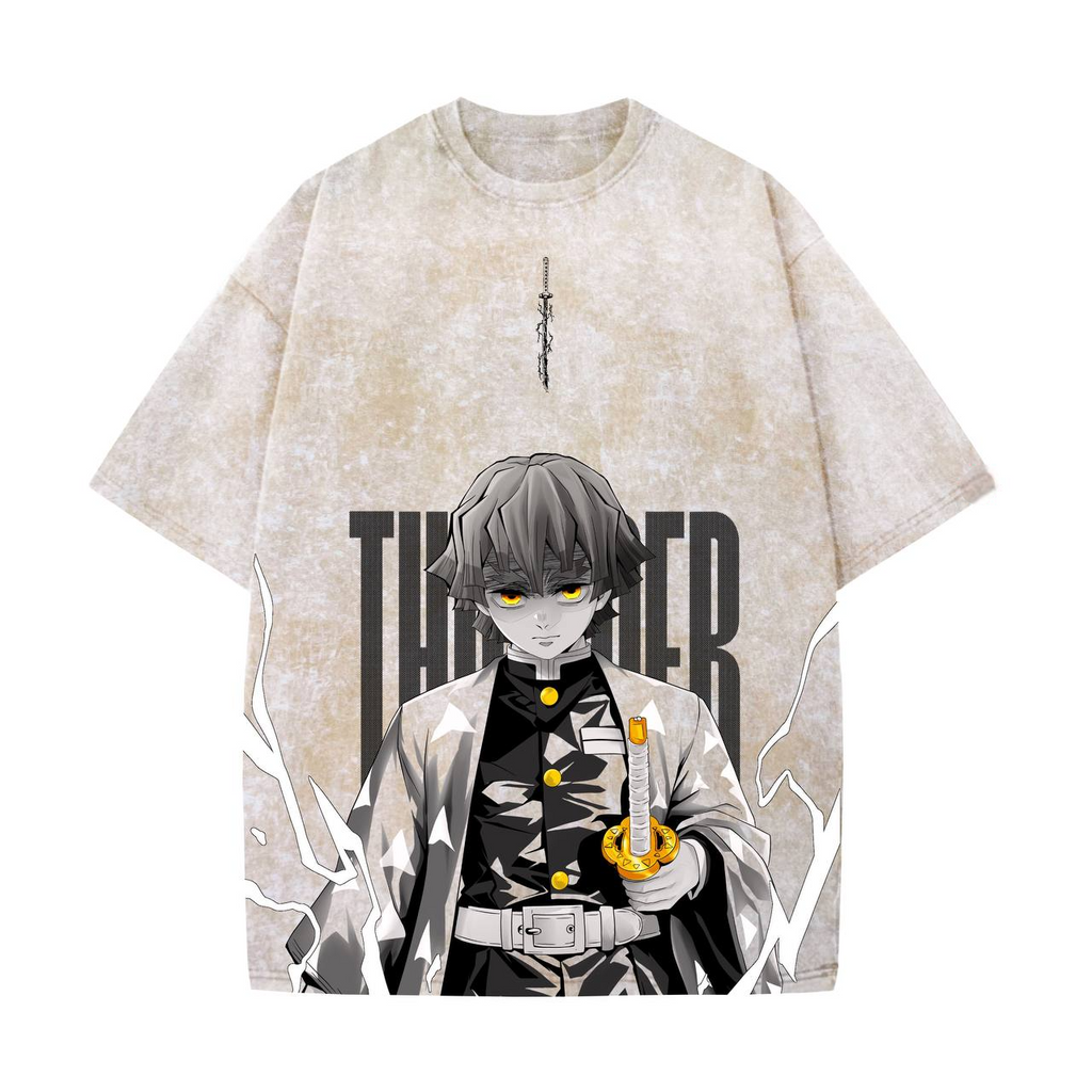 Vintage Oversized T-Shirt Demon Slayer