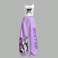 Anime Pokémon Top & Elasticated Trousers Two-Piece Set