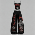 Chainsaw Man Top & Elasticated Trousers Two-Piece Set
