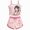 "The Apothecary Diaries" Anime Shorts and Crop Top Set