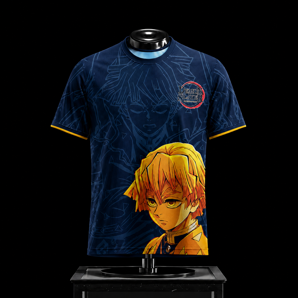 Crew Neck Football Jersey Demon Slayer