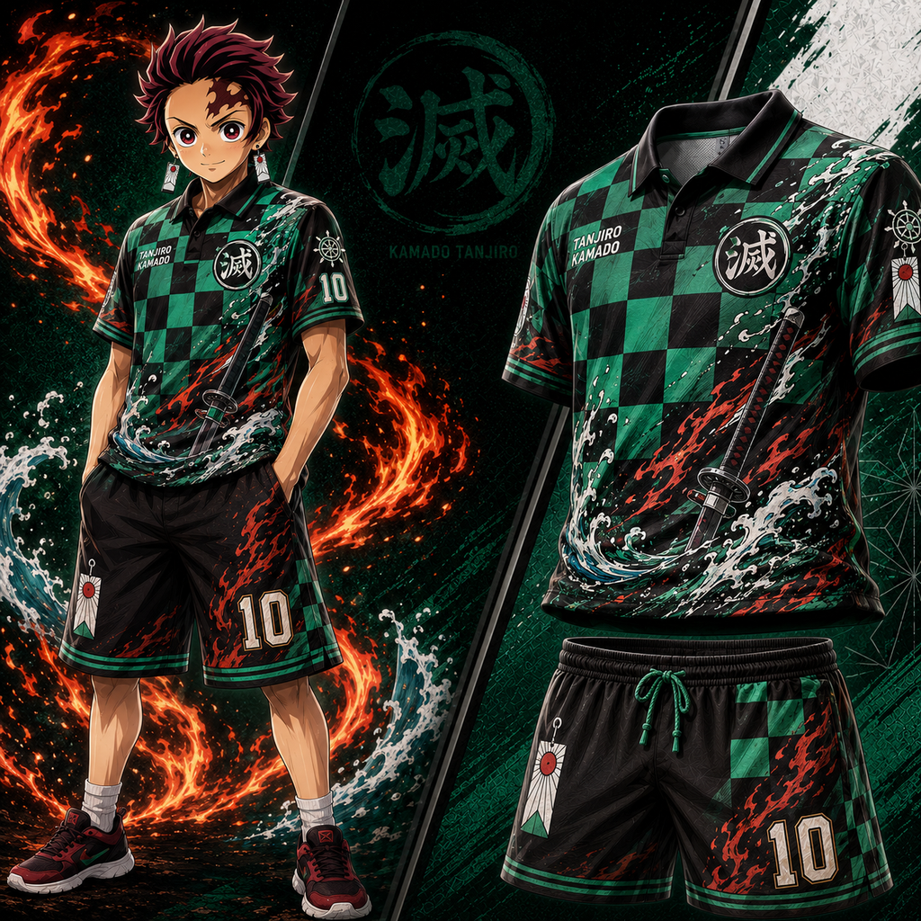 Demon Slayer Anime Football Jersey