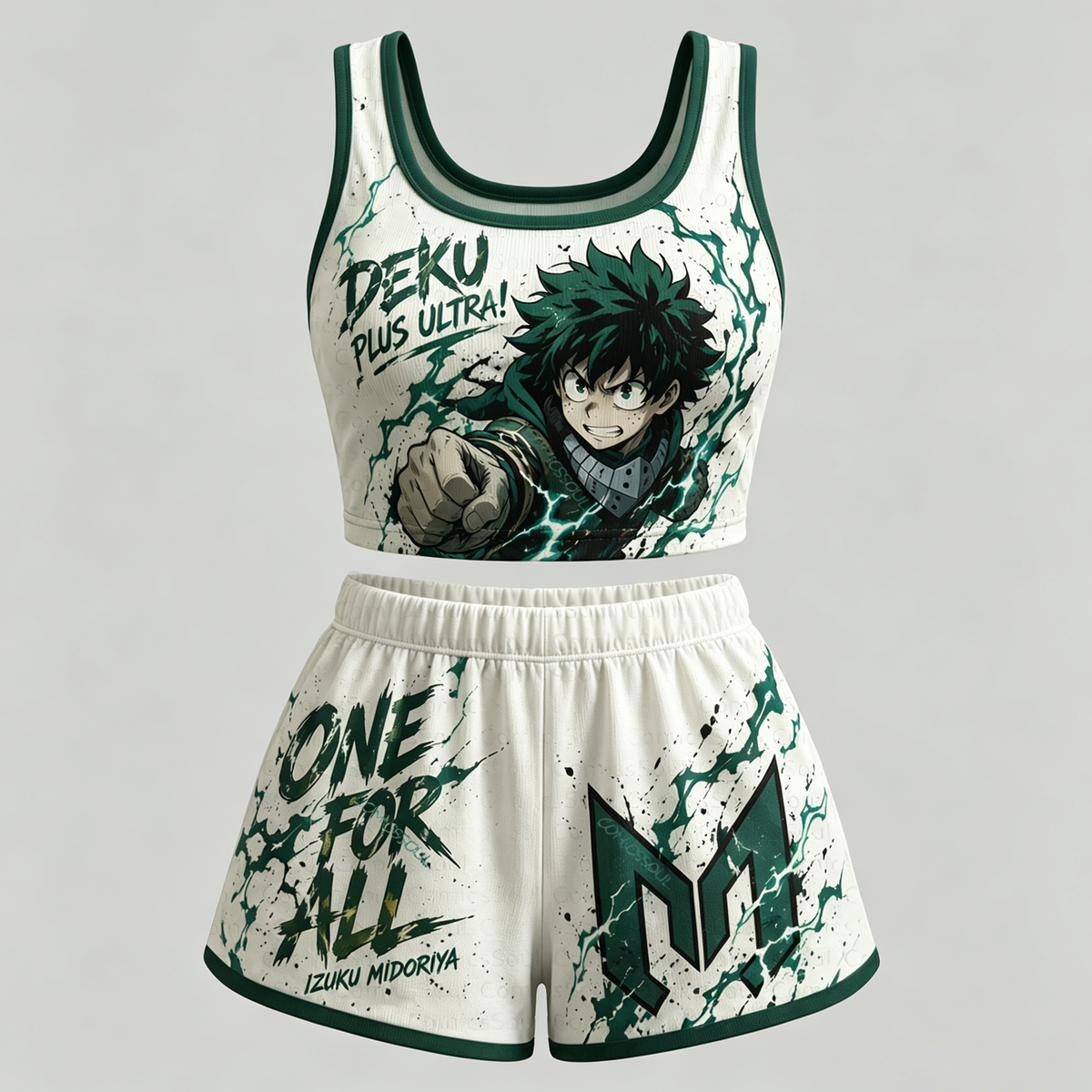 Animescollection My Hero Academia Vest and shorts Two-Piece Set
