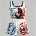 Animescollection My Hero Academia Vest and shorts Two-Piece Set