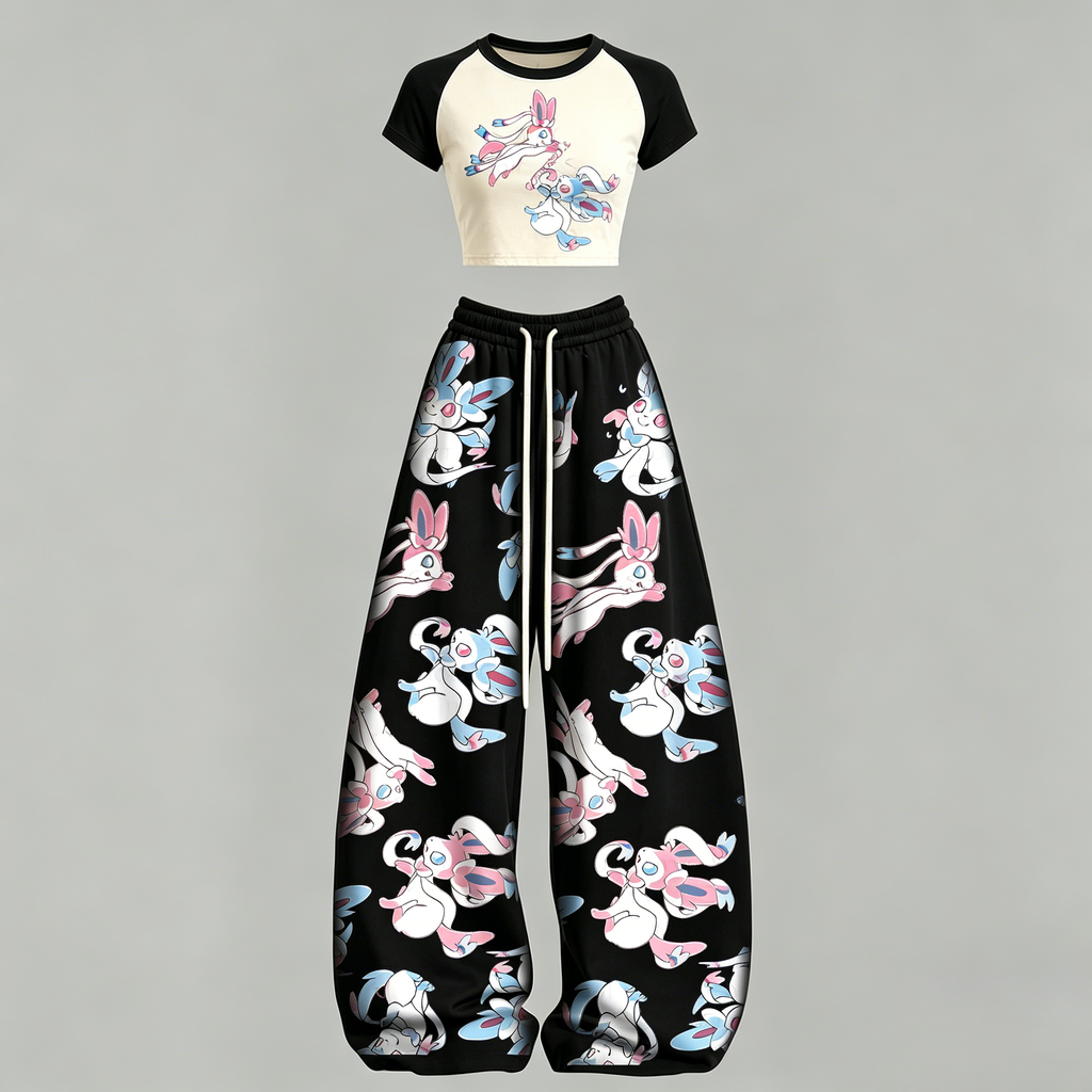 Pokémon Top & Elasticated Trousers Two-Piece Set