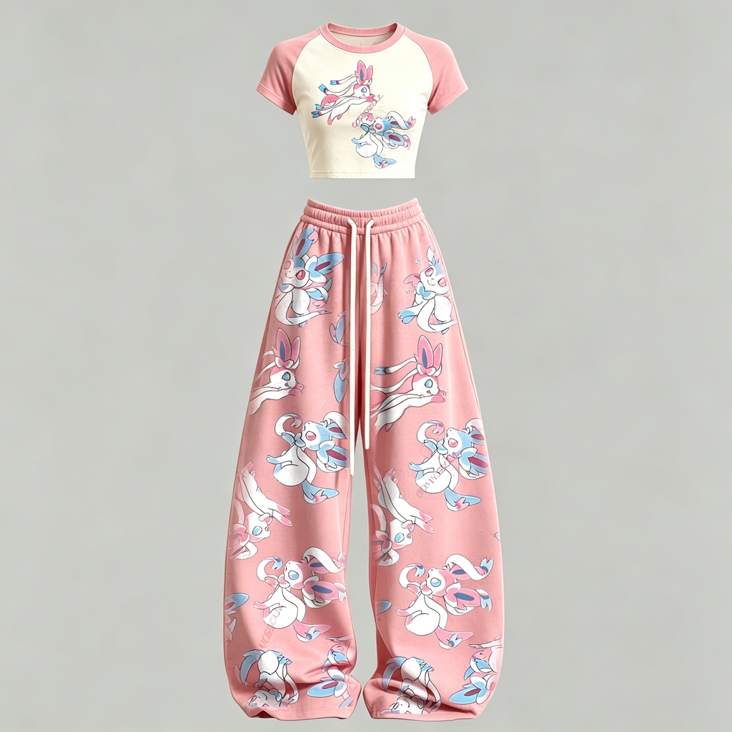 Pokémon Top & Elasticated Trousers Two-Piece Set