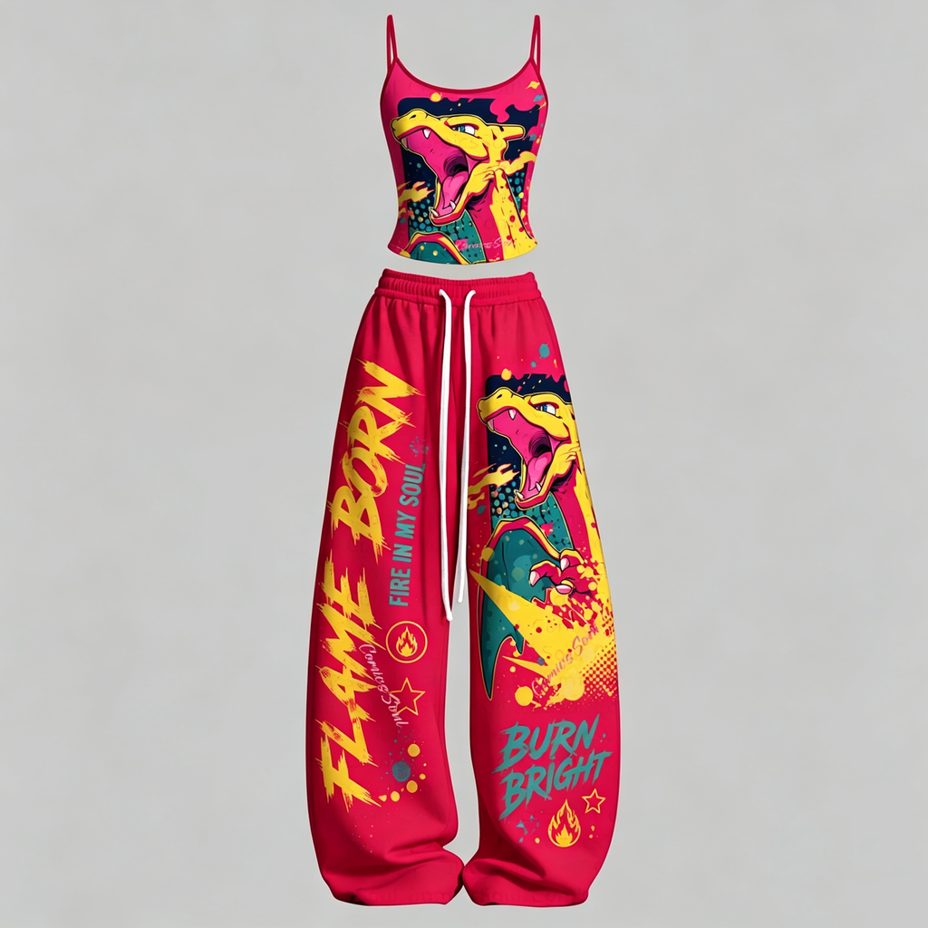 Pokémon T-Shirt & Elasticated Trousers Two-Piece Set