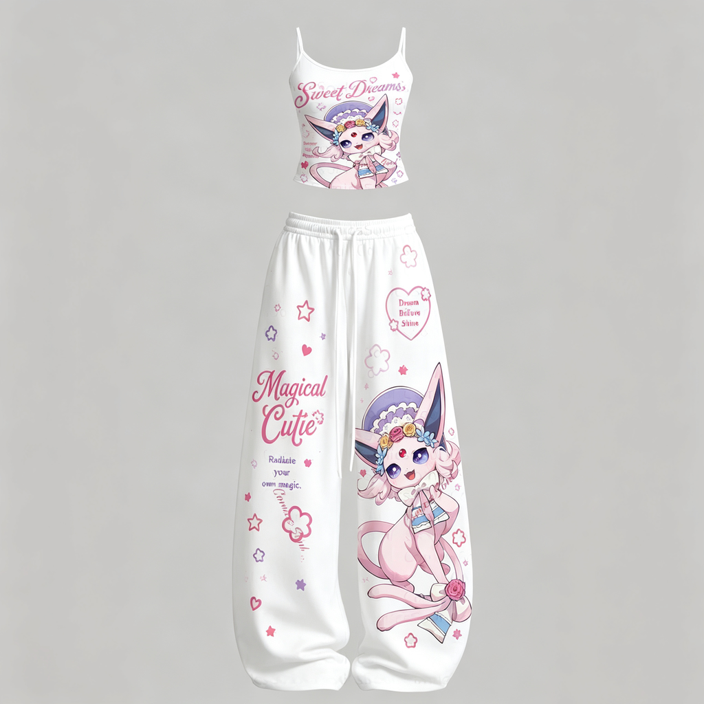 Pokémon T-Shirt & Elasticated Trousers Two-Piece Set