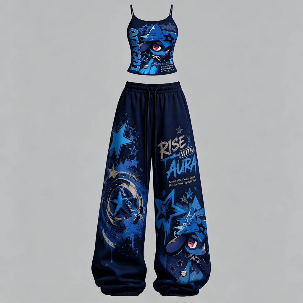 Pokémon T-Shirt & Elasticated Trousers Two-Piece Set