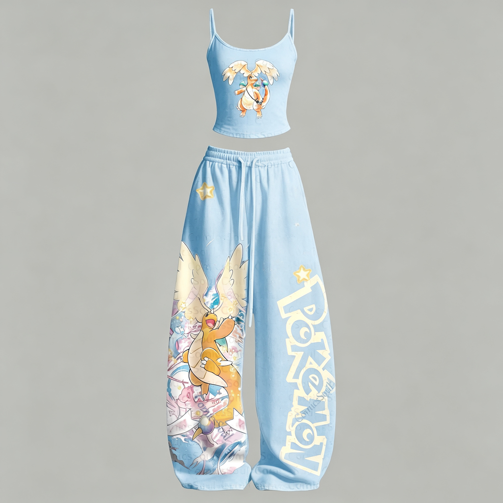 Pokémon T-Shirt & Elasticated Trousers Two-Piece Set