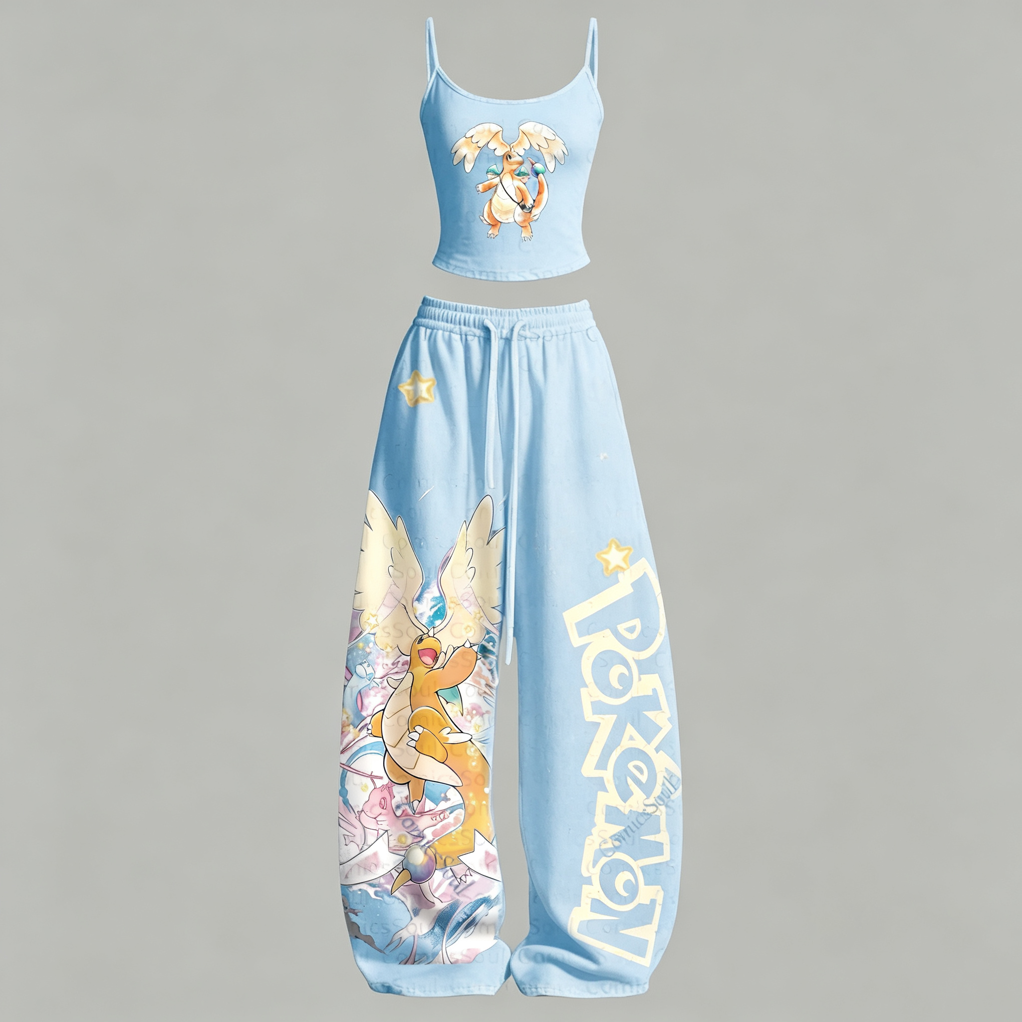 Pokémon T-Shirt & Elasticated Trousers Two-Piece Set