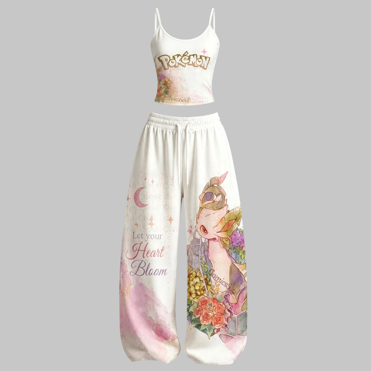 Pokémon T-Shirt & Elasticated Trousers Two-Piece Set