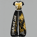 One Piece T-Shirt & Elasticated Trousers Two-Piece Set