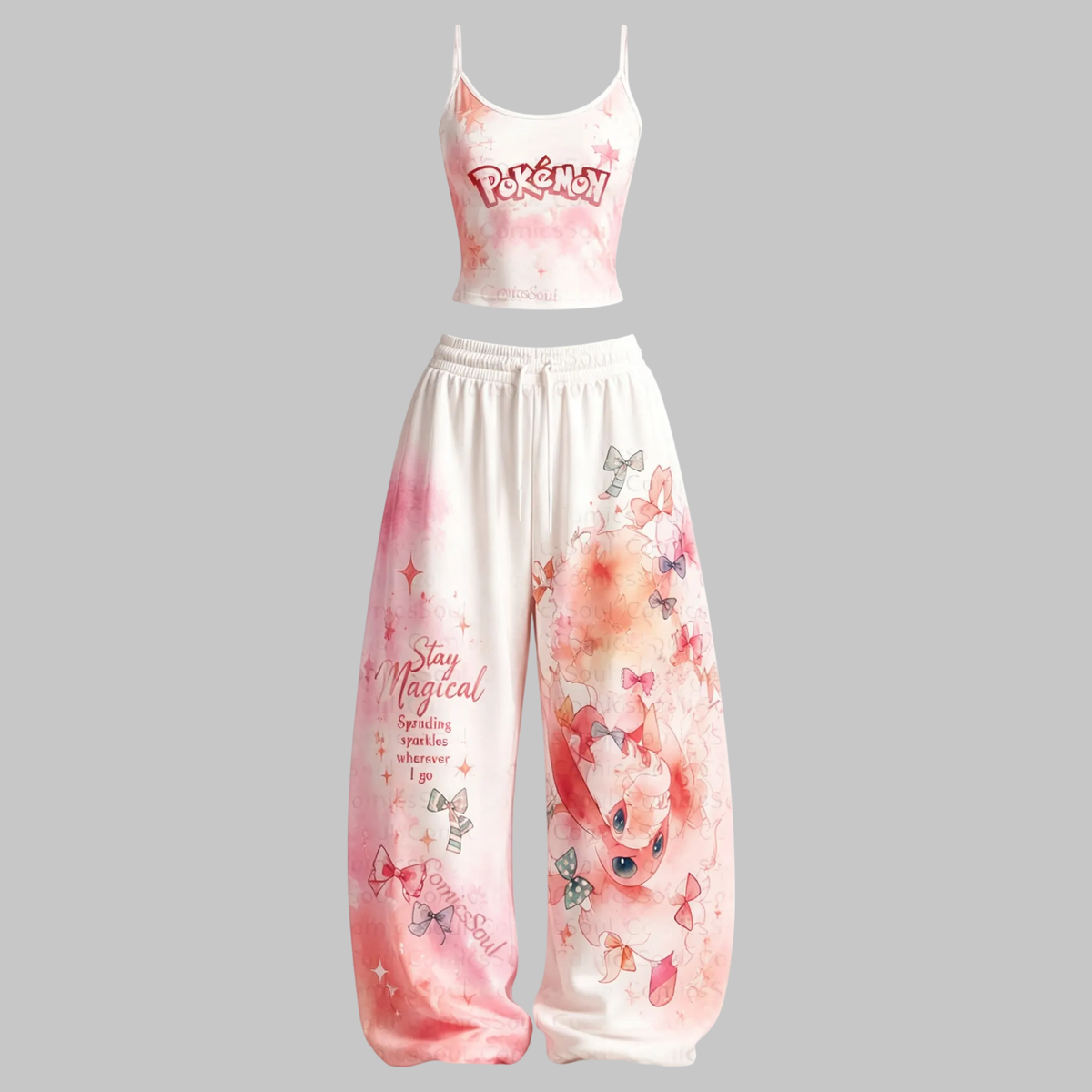 Pokémon T-Shirt & Elasticated Trousers Two-Piece Set