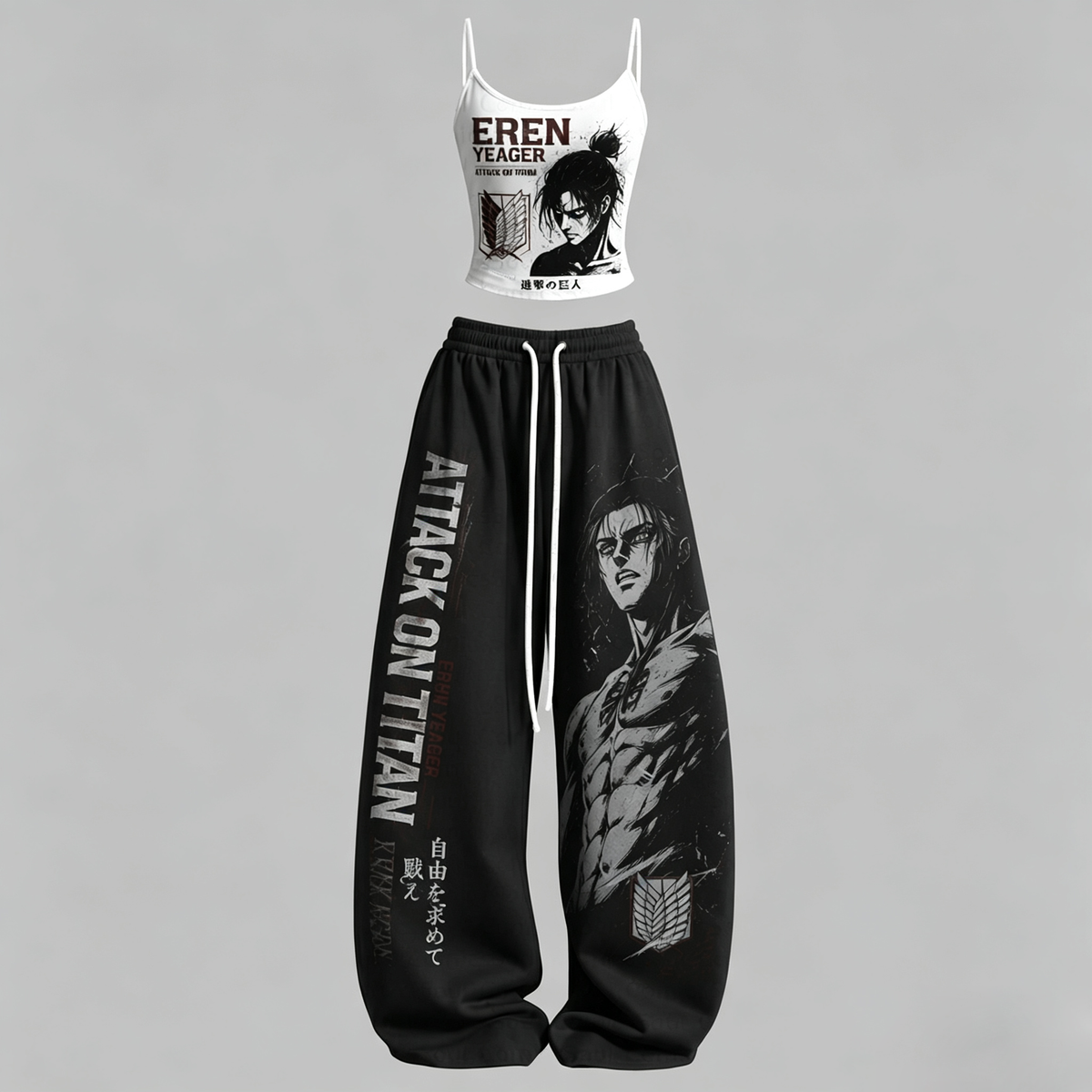 Attack on Titan Top & Elasticated Trousers Two-Piece Set