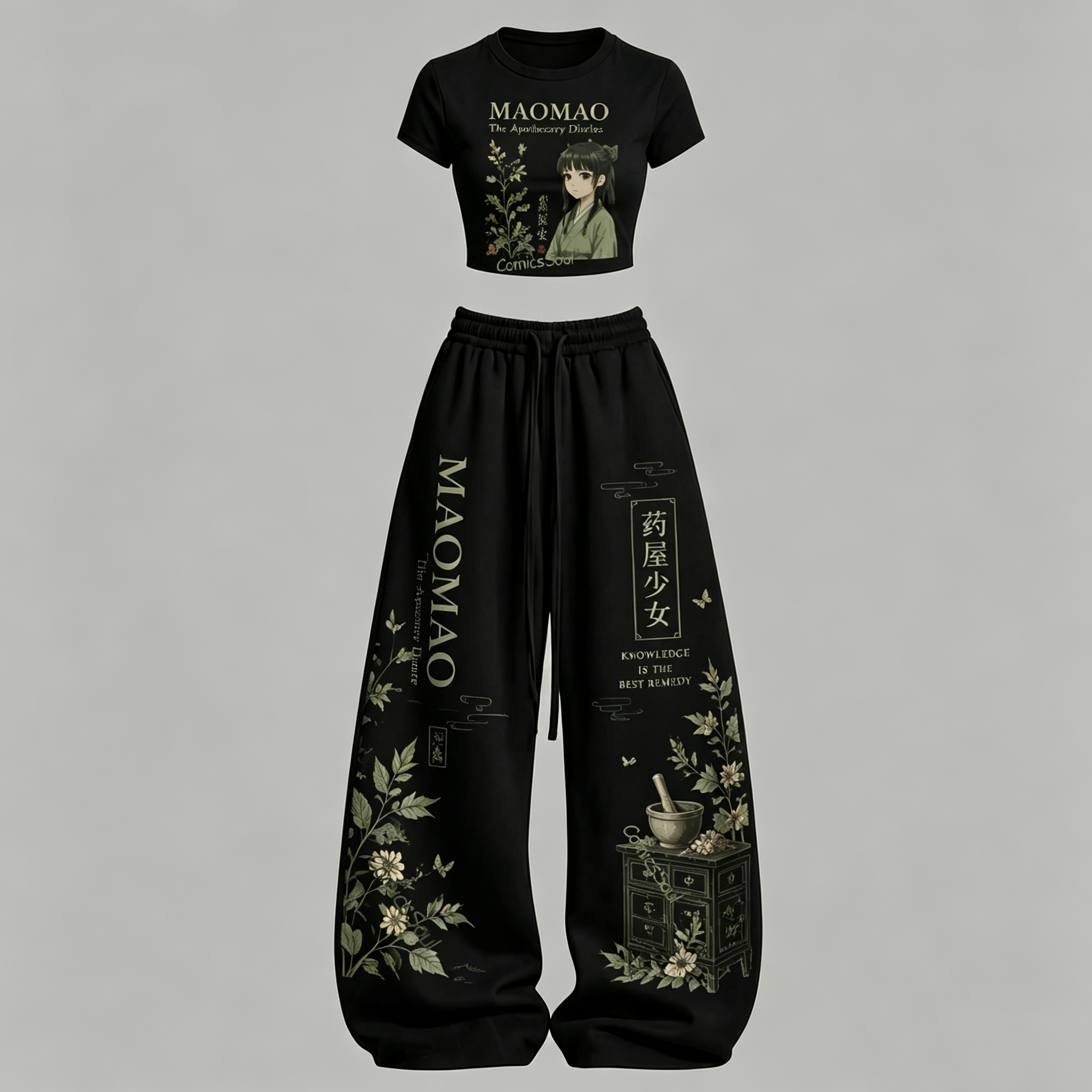 The Apothecary Diaries Top & Elasticated Trousers Two-Piece Set