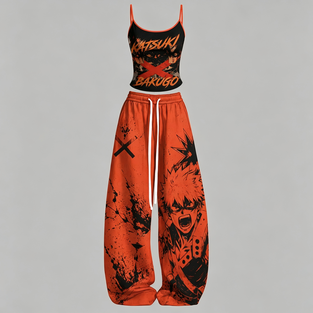My Hero Academia Top & Elasticated Trousers Two-Piece Set