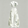 The Apothecary Diaries Drawstring Short Sleeve Top & Long Pants Two-Piece Set