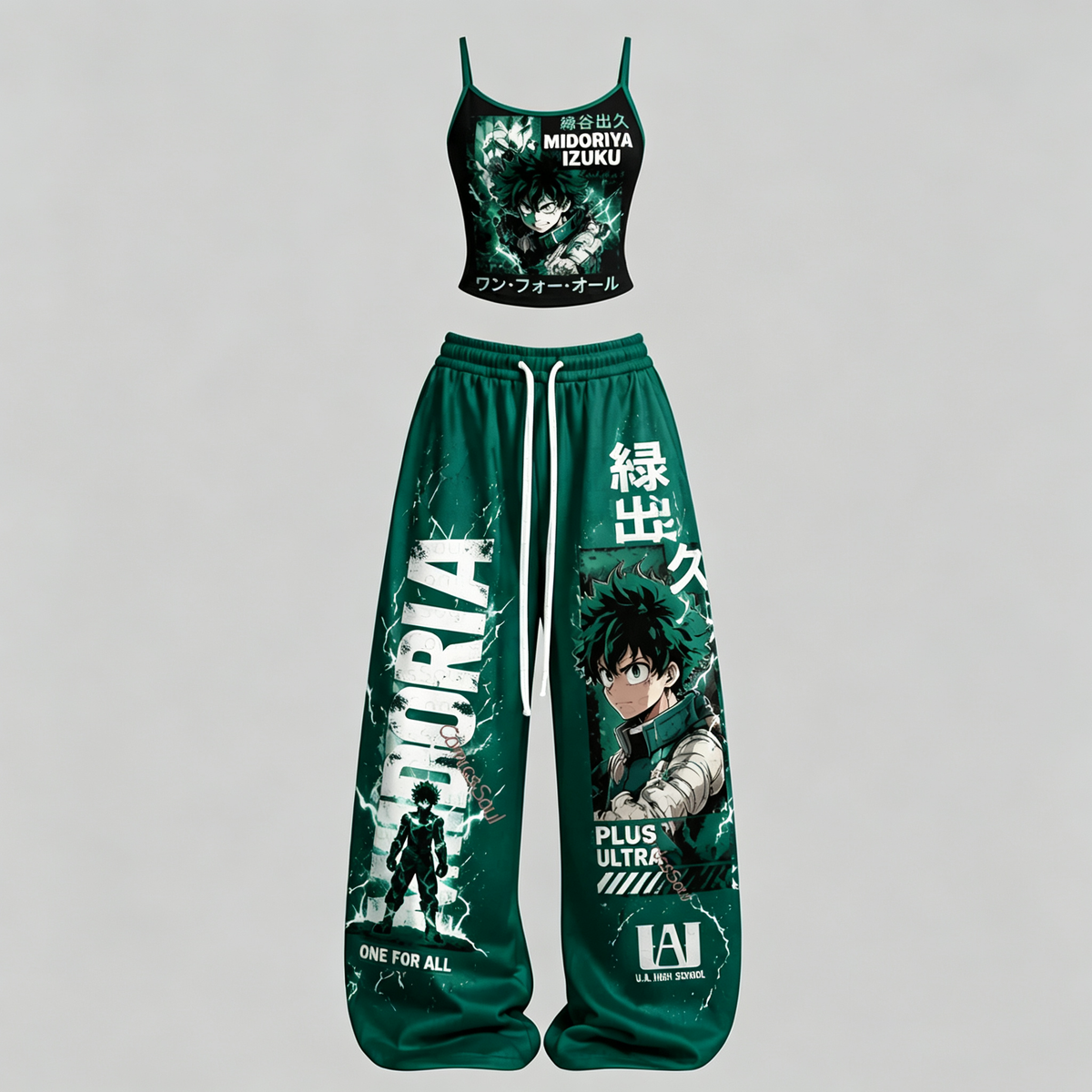My Hero Academia Top & Elasticated Trousers Two-Piece Set