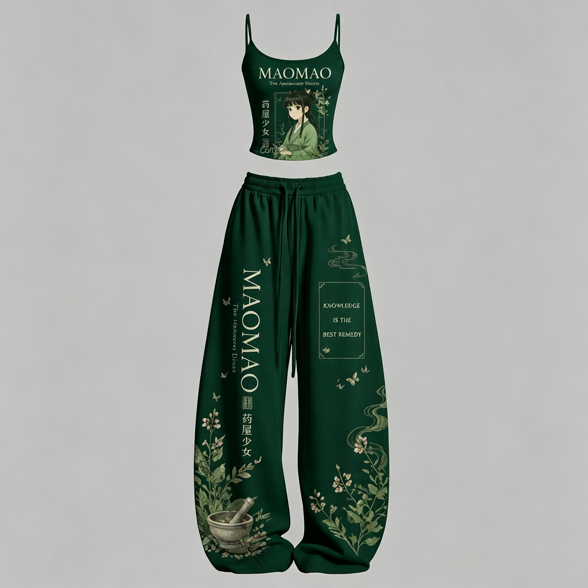 The Apothecary Diaries Top & Elasticated Trousers Two-Piece Set
