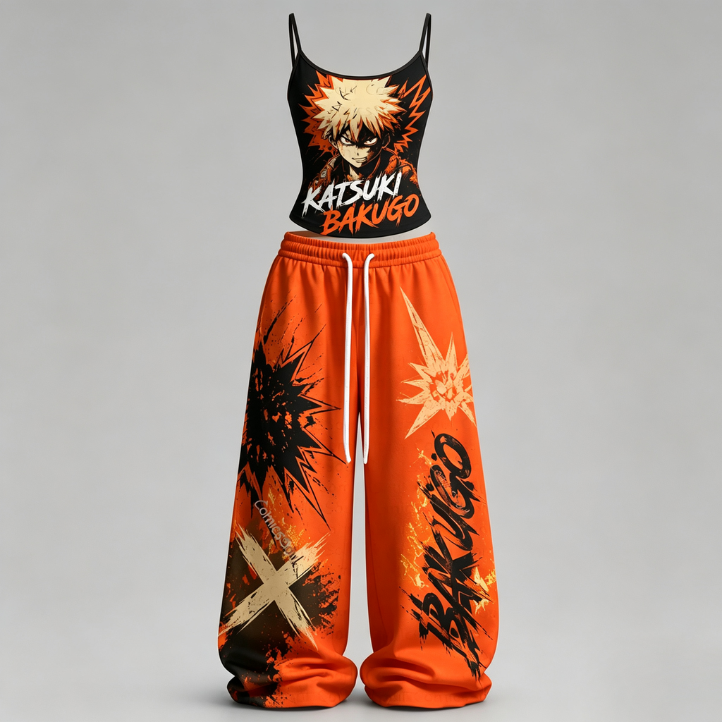 My Hero Academia Top & Elasticated Trousers Two-Piece Set