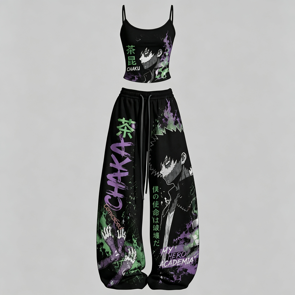 My Hero Academia Top & Elasticated Trousers Two-Piece Set