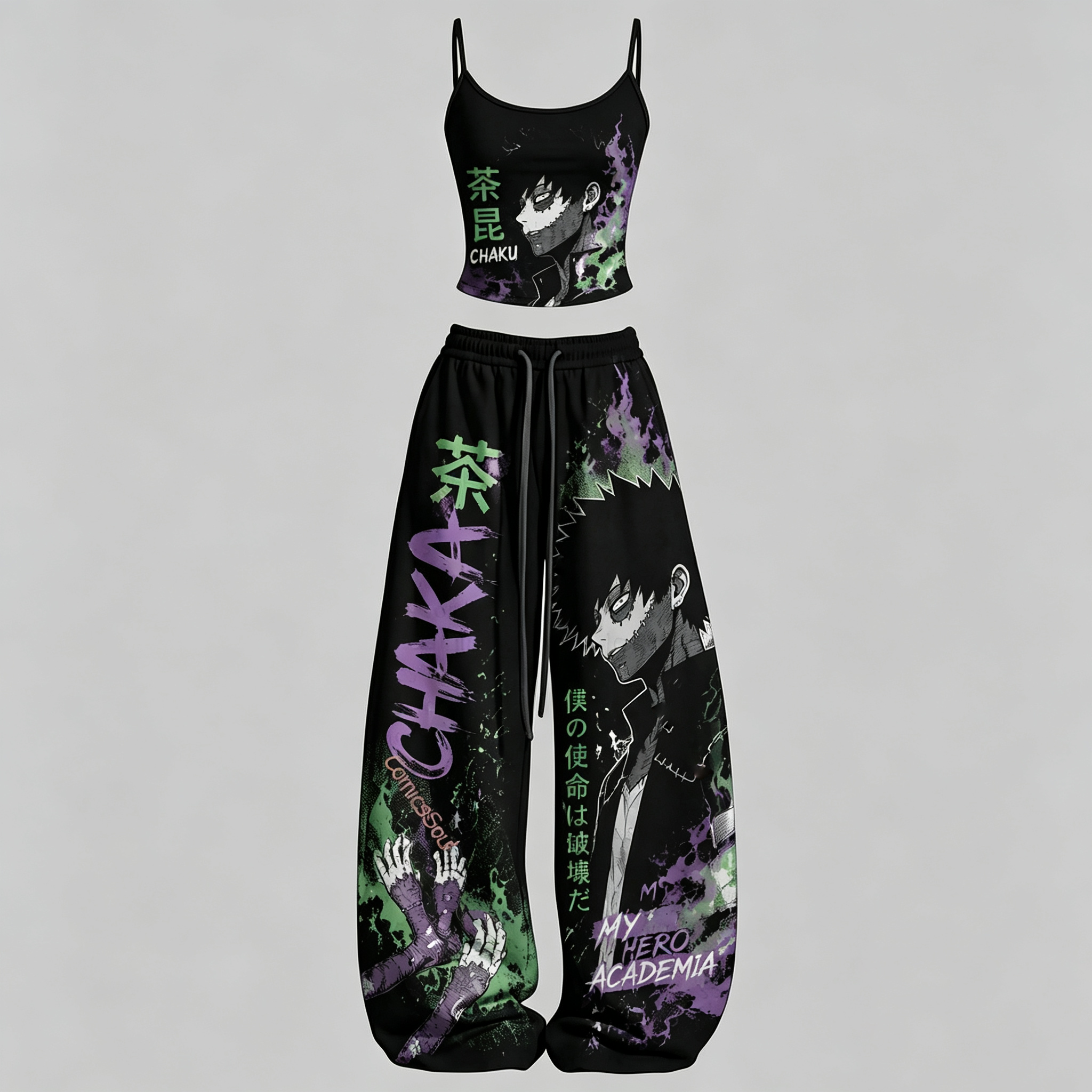 My Hero Academia Top & Elasticated Trousers Two-Piece Set