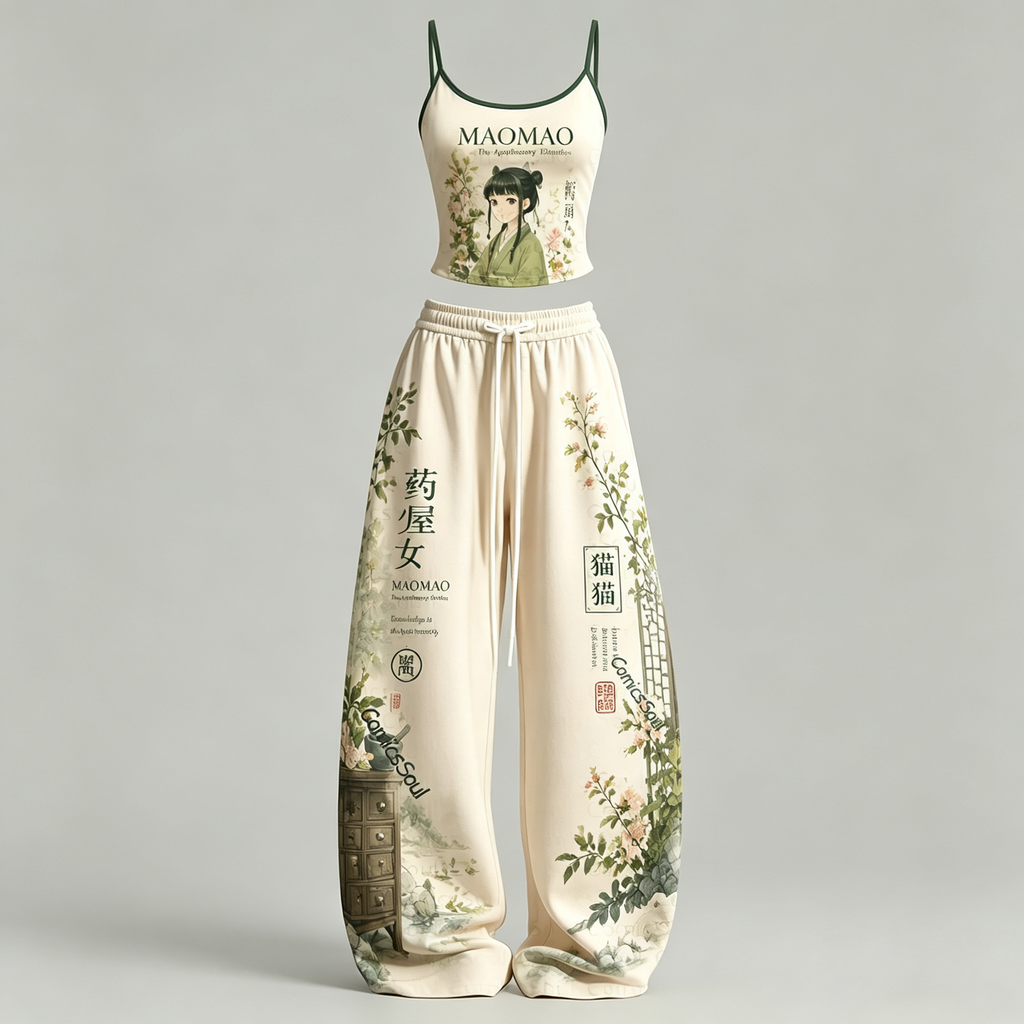 The Apothecary Diaries Top & Elasticated Trousers Two-Piece Set