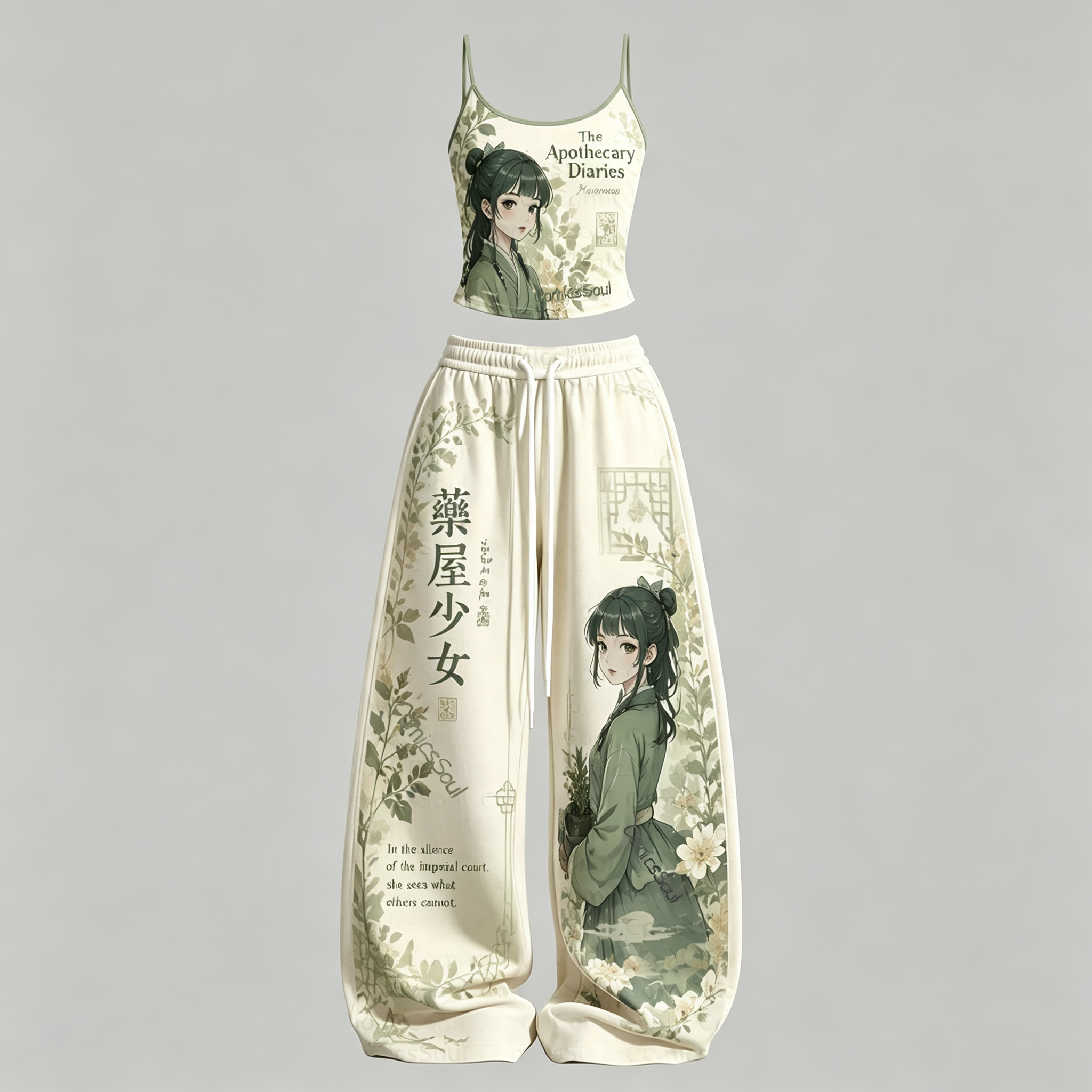 The Apothecary Diaries Top & Elasticated Trousers Two-Piece Set