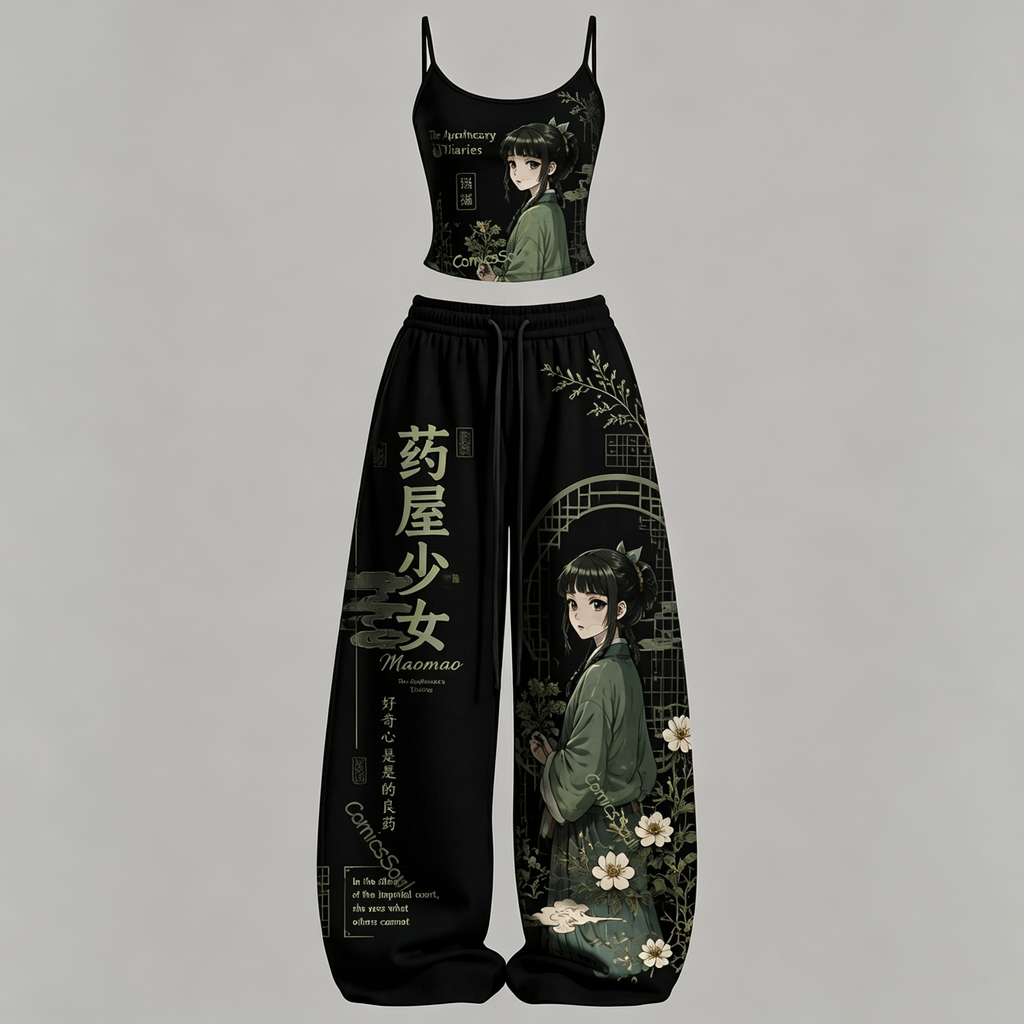 The Apothecary Diaries Top & Elasticated Trousers Two-Piece Set