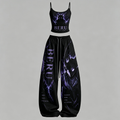 SOLO LEVELING Top & Elasticated Trousers Two-Piece Set