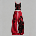 SOLO LEVELING Top & Elasticated Trousers Two-Piece Set