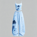 SOLO LEVELING Top & Elasticated Trousers Two-Piece Set