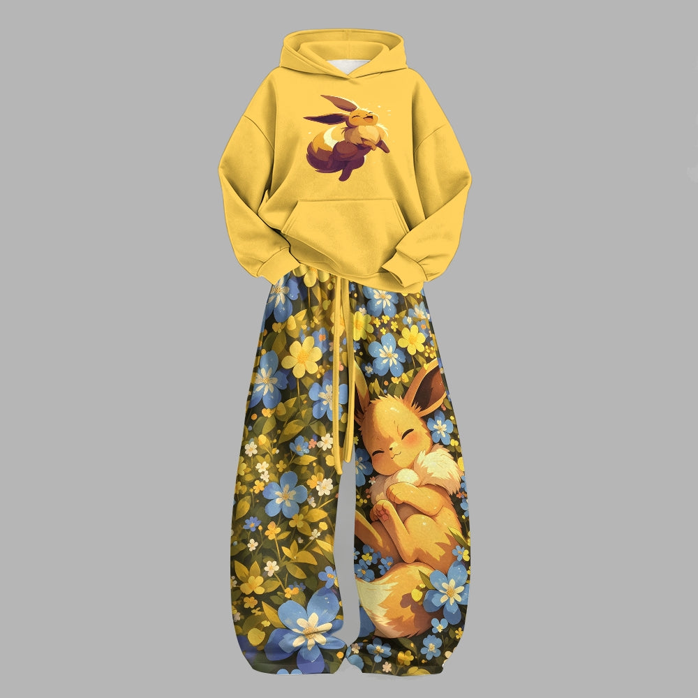 Pokémon Vintage Plush Hoodie set
