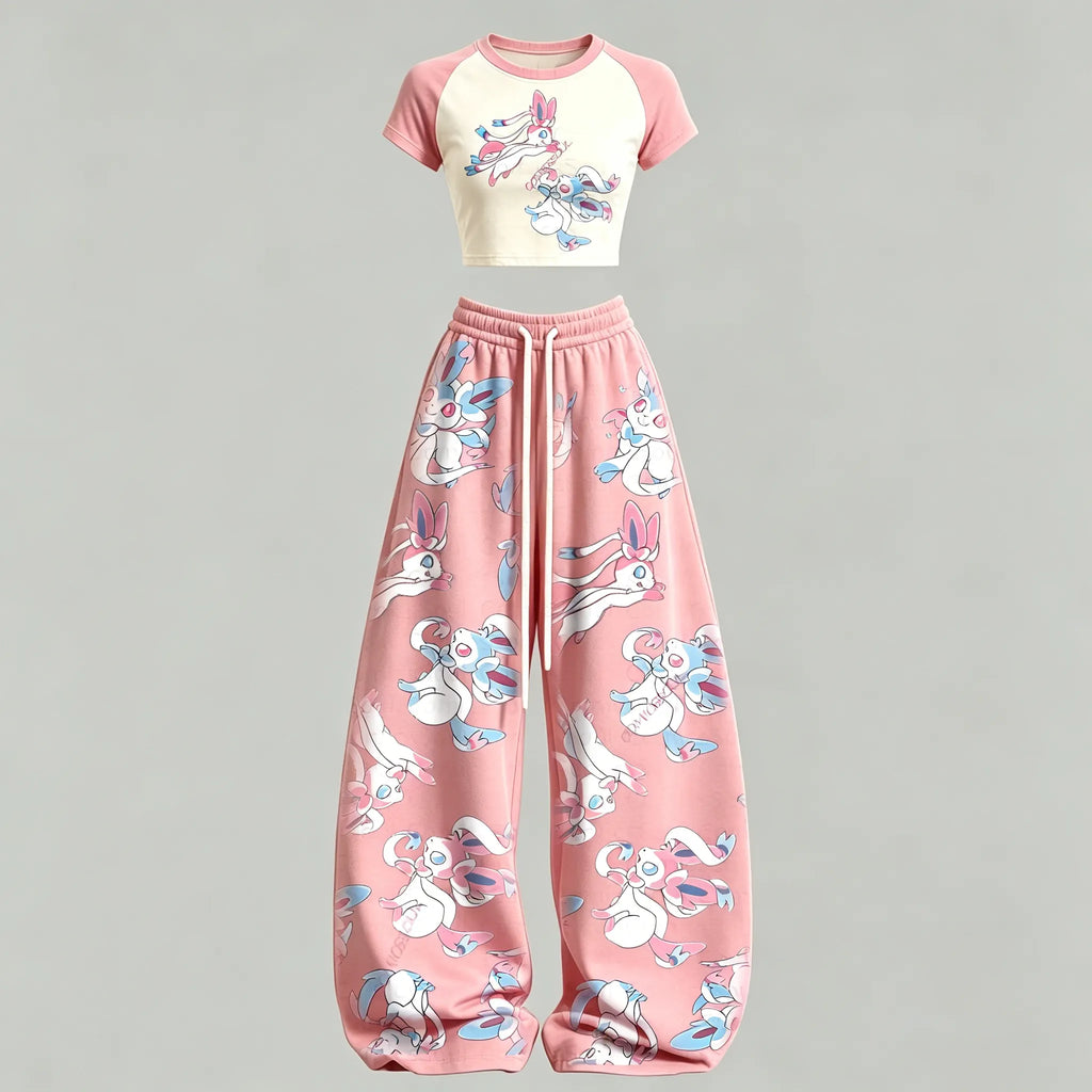 Pokémon Top & Elasticated Trousers Two-Piece Set