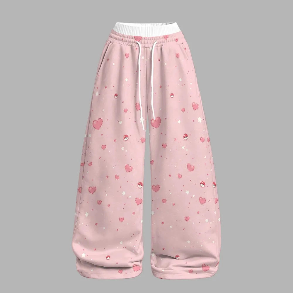 Pokémon Long-sleeved double-layer stretch pants set