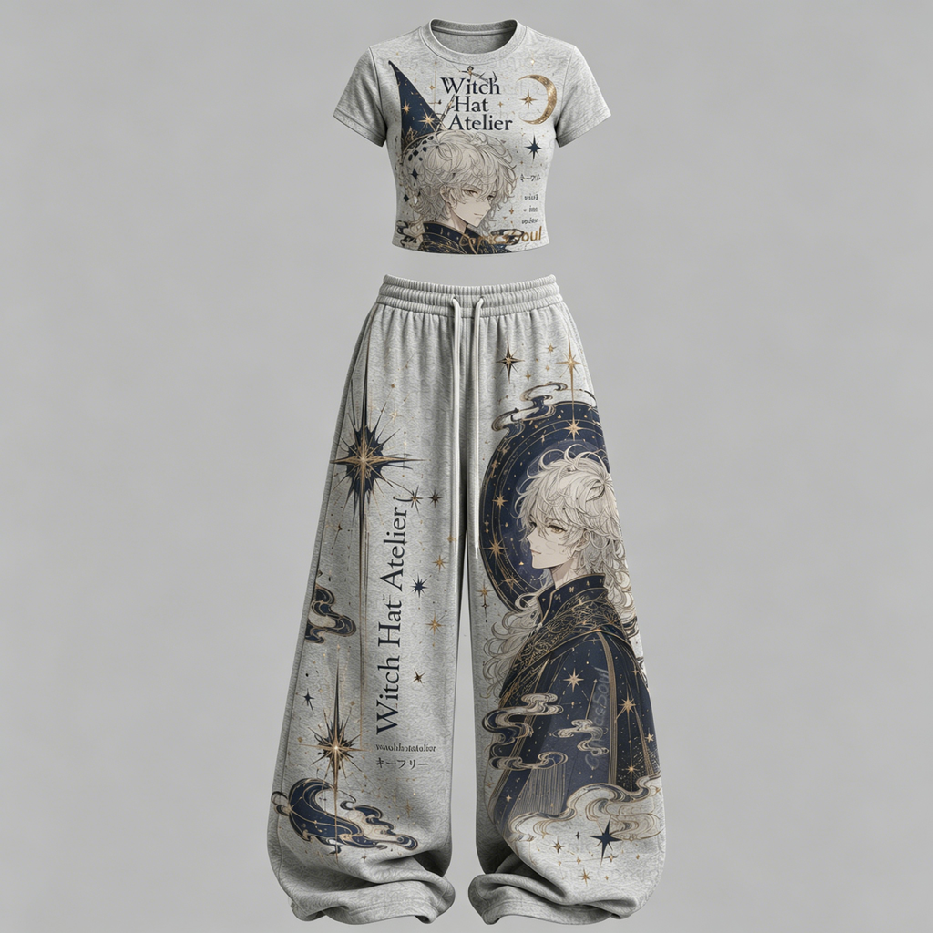 Witch Hat Atelier T-Shirt & Elasticated Trousers Two-Piece Set