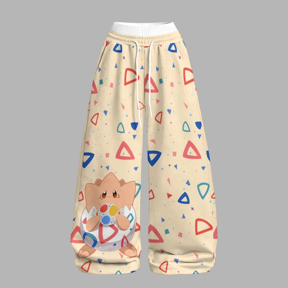 Pokémon Long-sleeved double-layer stretch pants set