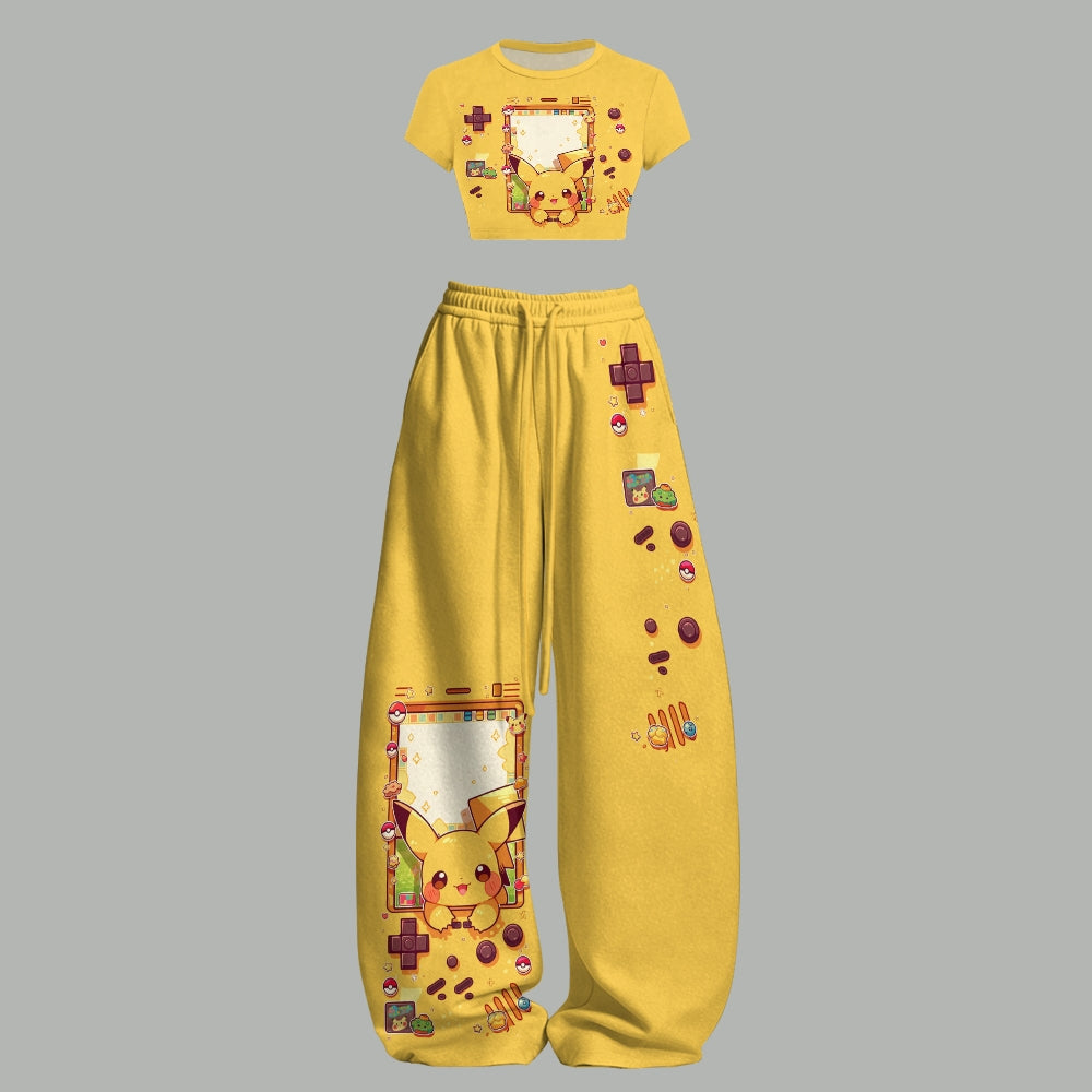Pokémon T-Shirt  & Elasticated Trousers Two-Piece Set