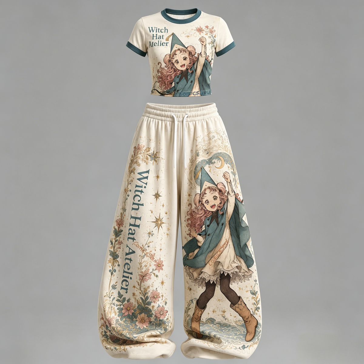 Witch Hat Atelier T-Shirt & Elasticated Trousers Two-Piece Set