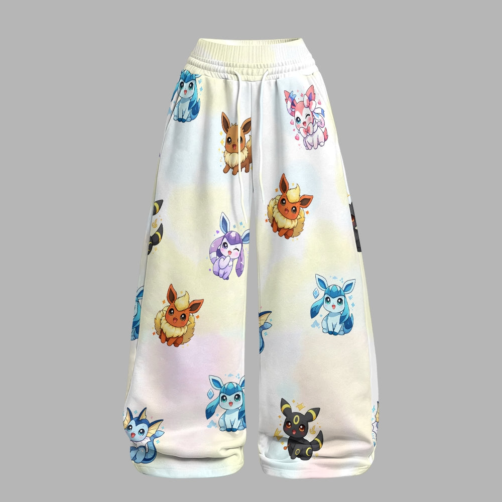 Pokémon Long-sleeved double-layer stretch pants set