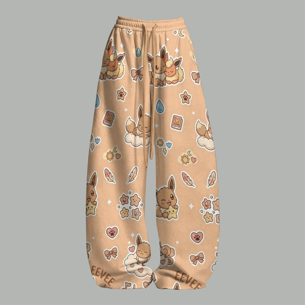 Pokémon Women's Crop Top and Elastic Waist Pants Set