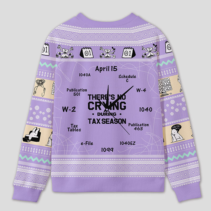 Personalized Tax Countdown Humor Ugly Sweater Office Holiday Party Gift for Accounting Pros
