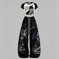 Chainsaw Man Top & Elasticated Trousers Two-Piece Set