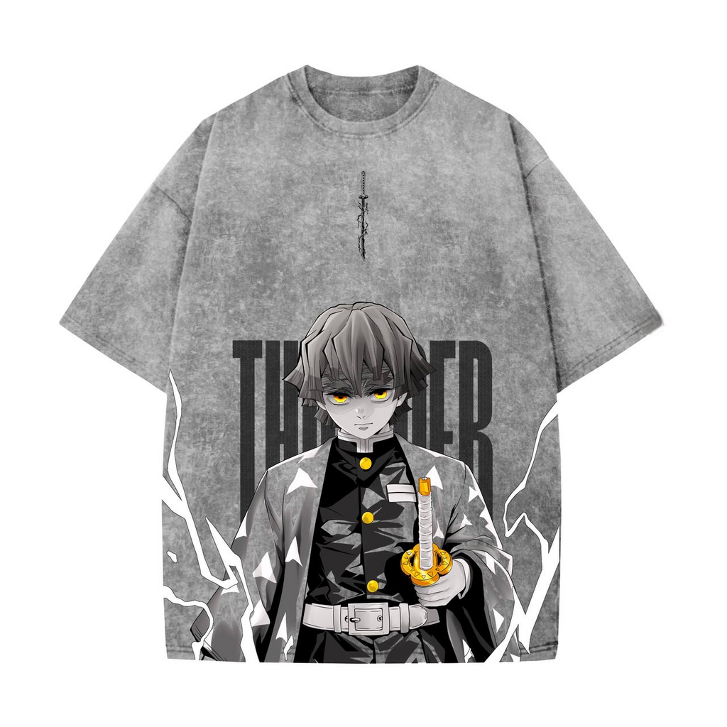 Vintage Oversized T-Shirt Demon Slayer