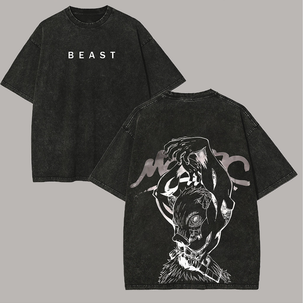 Vintage Oversized T-Shirt Demon Slayer