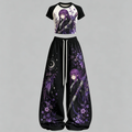 Frieren T-Shirt & Elasticated Trousers Two-Piece Set